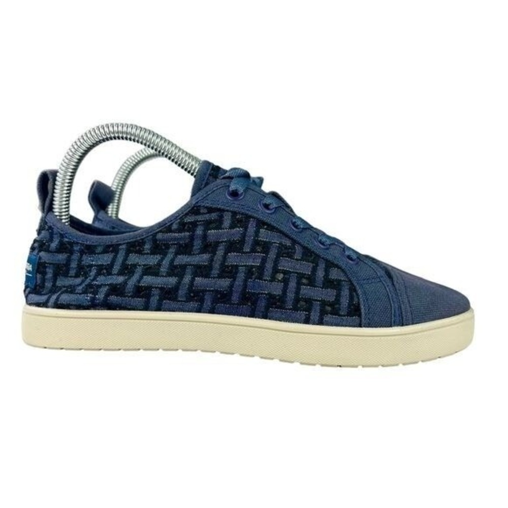 Koolaburra by UGG Kellen Woven Low Top Sneakers Casual Minimalist Blue Womens 7